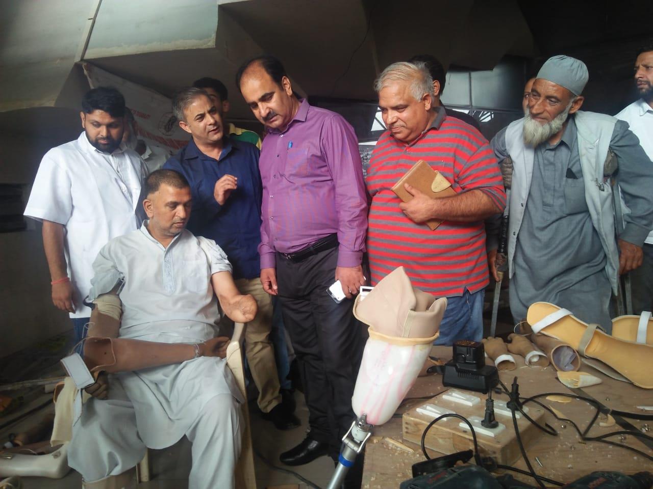 Farooq Lone inaugurates 2-day Prosthetic-Aid Camp