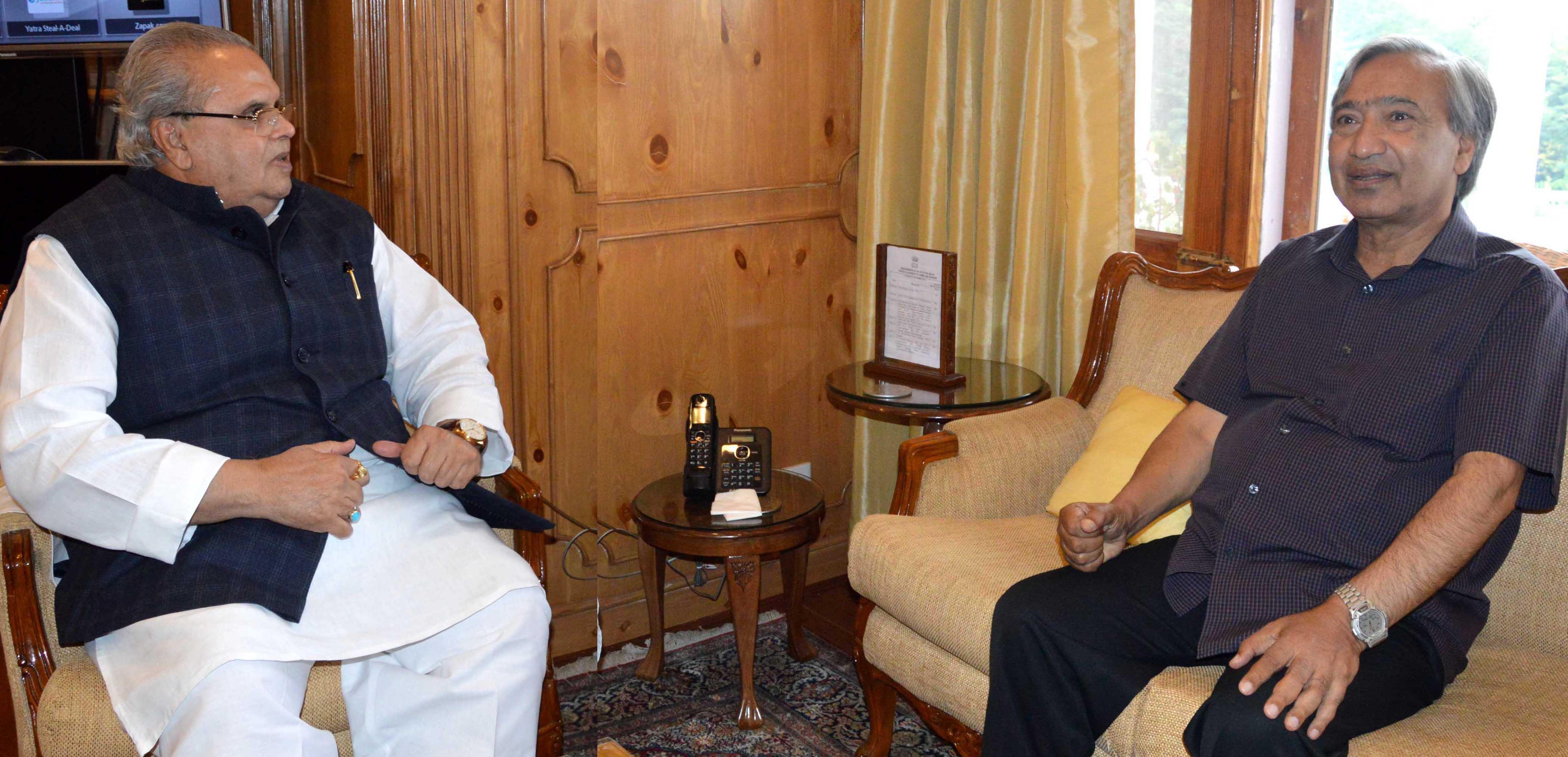 MLA Kulgam meets Governor