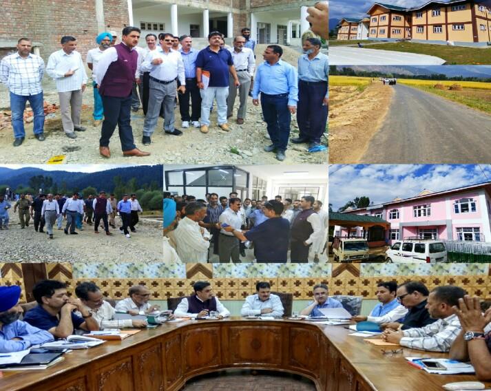 Commissioner Secretary R&B visits Kupwara