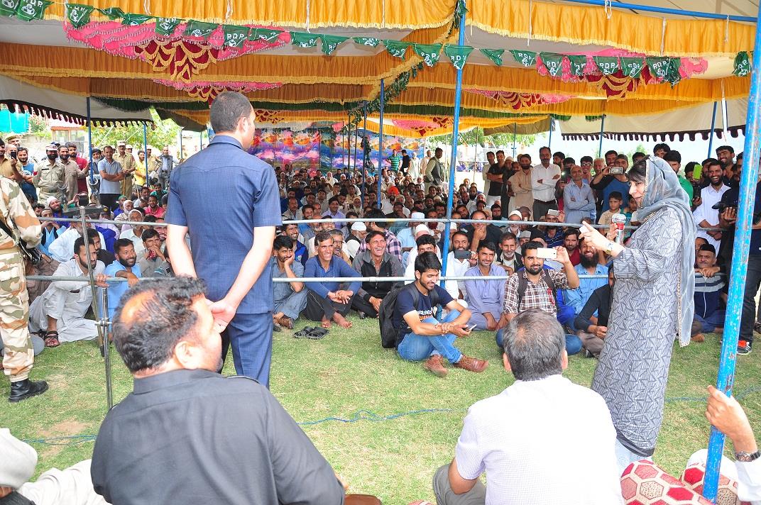 JK resolution, Indo-Pak amity founding principles of PDP: Mehbooba