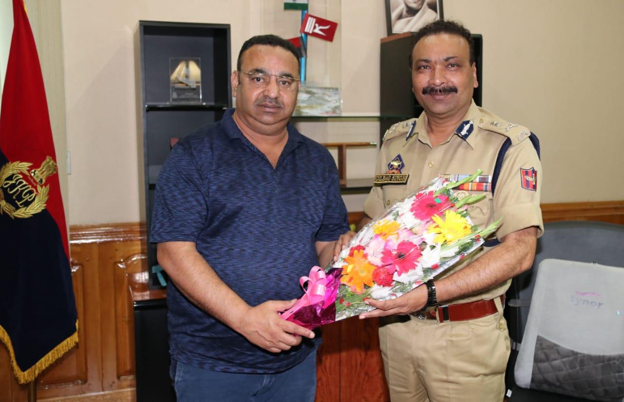 President CC&I Jammu calls on DGP