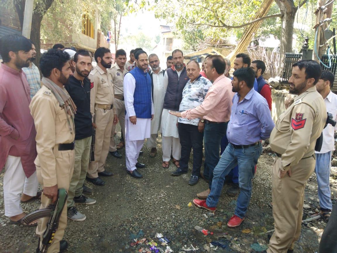 MLA Banihal kick starts macadamization work on Asher Lamber road