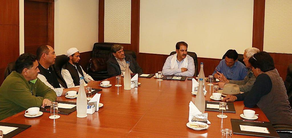 Commissioner reviews implementation of FS&S Act in Leh