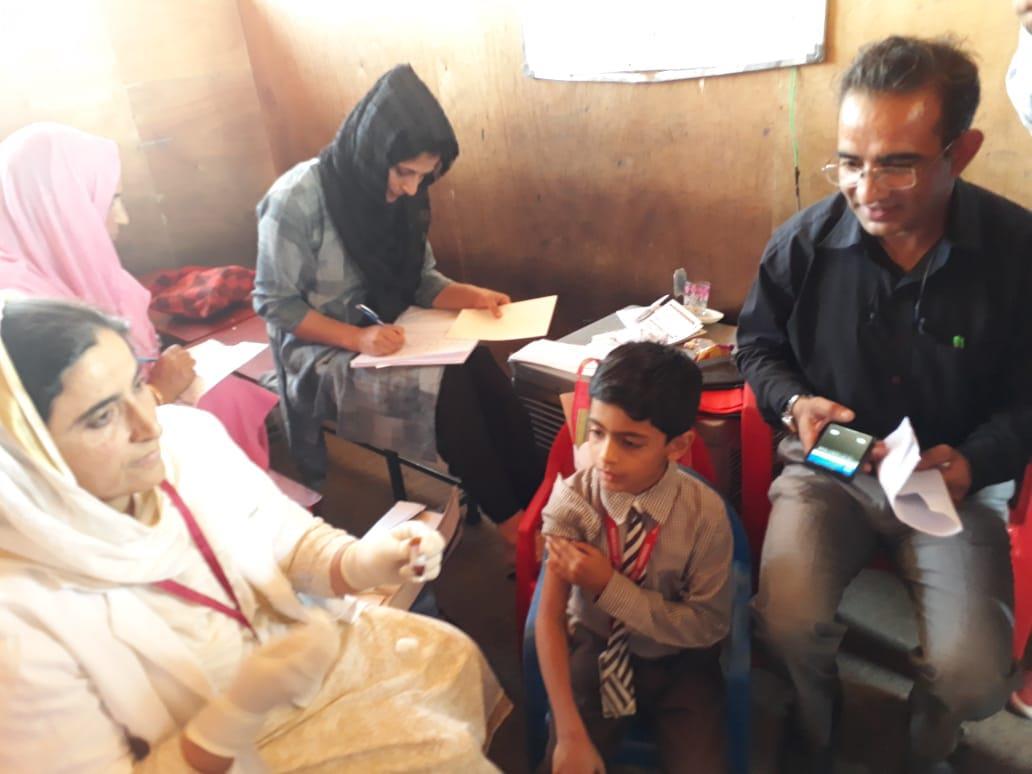 Measles-Rubella vaccine campaign launched in Kupwara