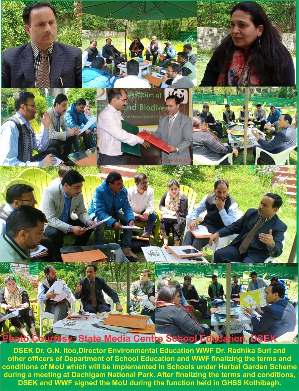 DSEK signs MoU with WWF India for conservation of Nature, Biodiversity through students