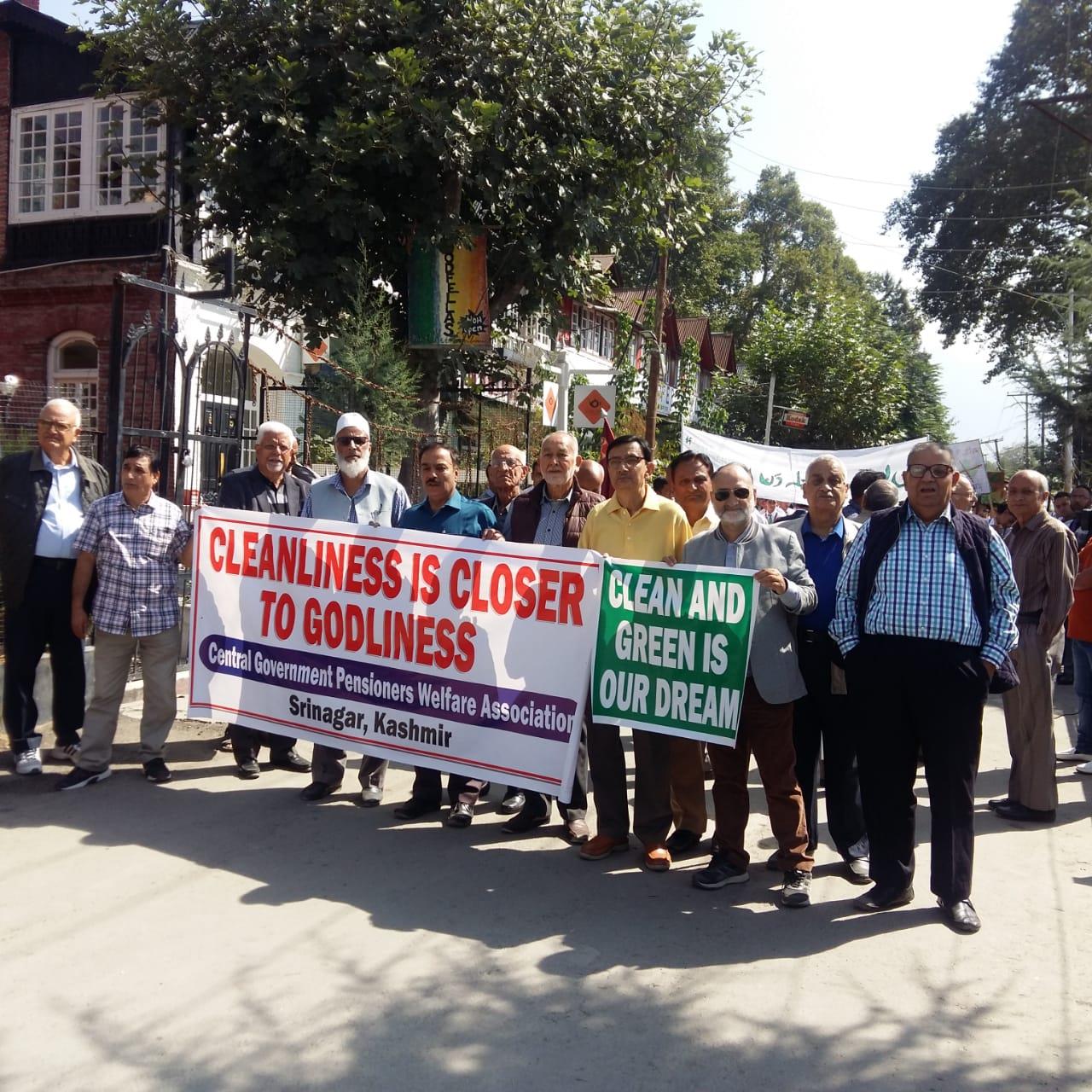 CGPWA Srinagar celeberates international elders day in a unique way