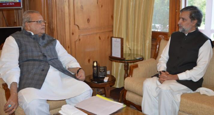 MLA Kangan meets Governor