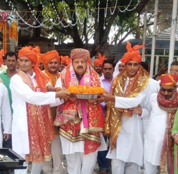 Rana flags off Shri Mata Vaishno Devi Pracheen Marg Shobha Yatra
