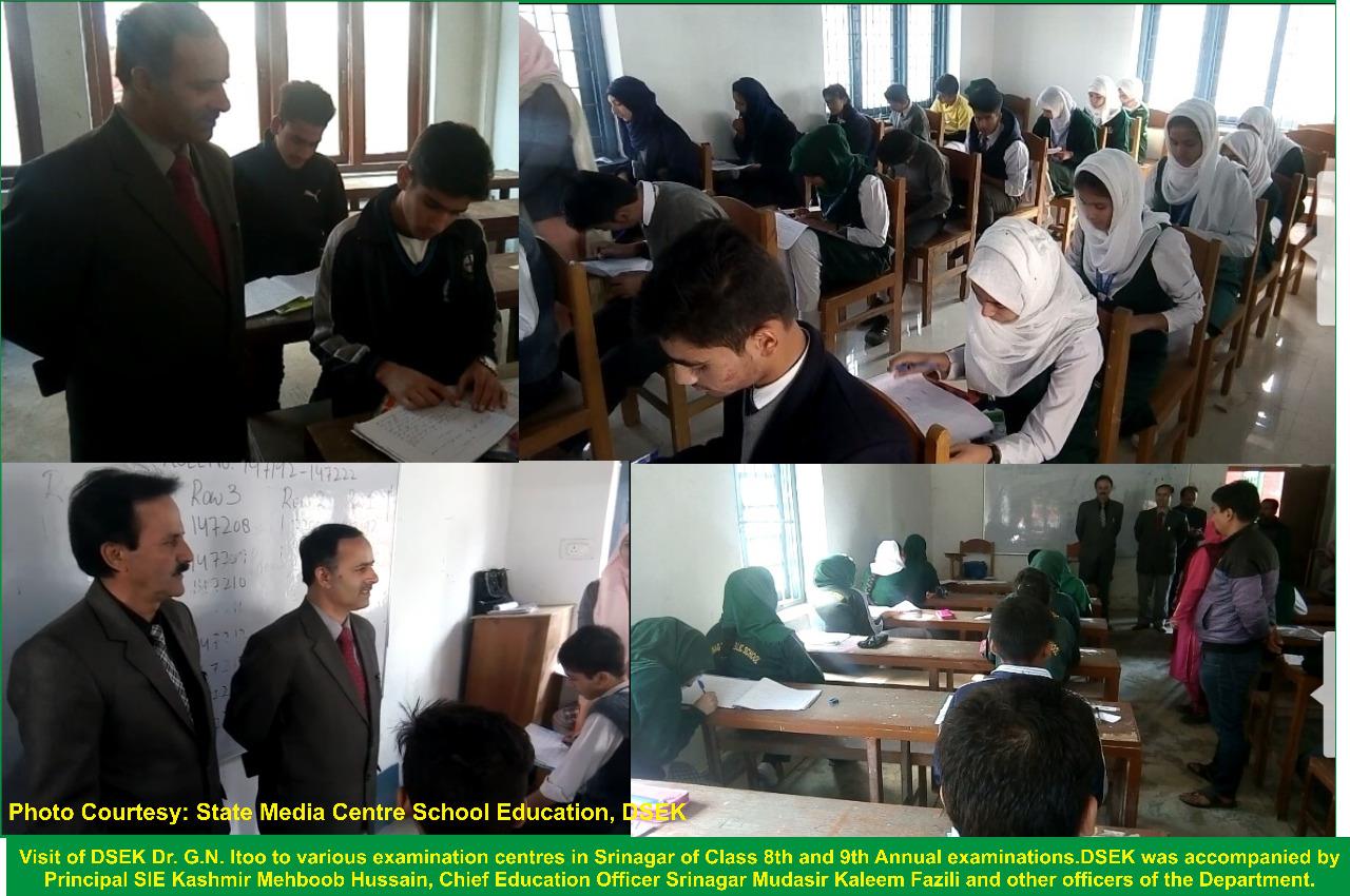 Annual Examination of Class 8th, 9th commences across Kashmir, Leh, Kargil
