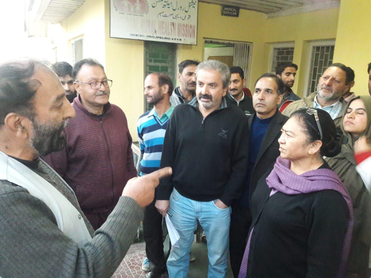 Dr Kunzes Dolma visits SDH Pattan