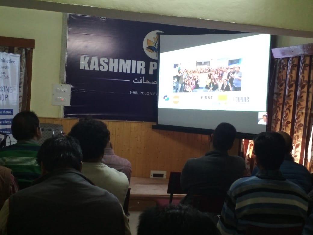 Google organises first training workshop for journalists at Kashmir Press Club, Srinagar