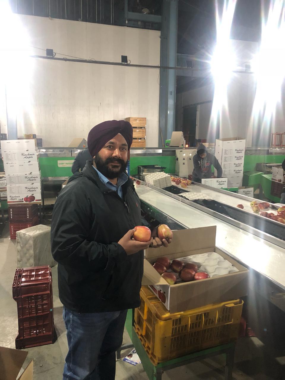 Baldev voices concern over damages to apple orchards by snow in Kashmir