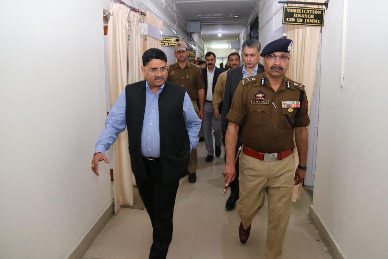 DGP visits police offices at Jammu
