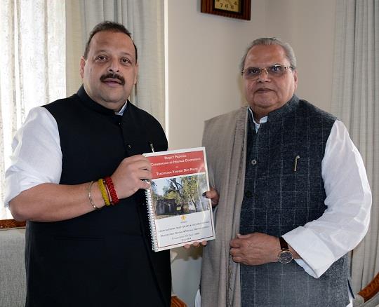 Rana meets Governor, seeks revival of heritage route to Mata Vaishno Devi