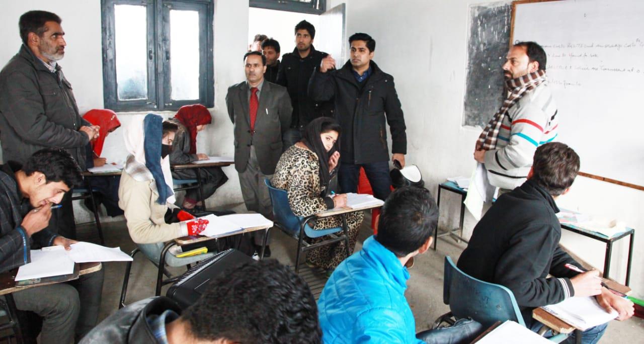 DDC Shopian, Director School Education inspects exam centres in Shopian