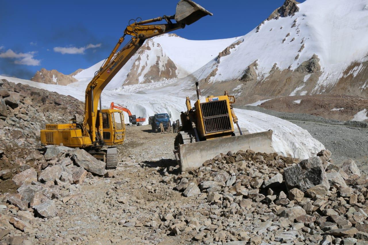World's first glaciated road developed in Leh by BRO