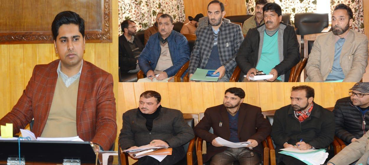 DDC Shopian reviews status of languishing projects