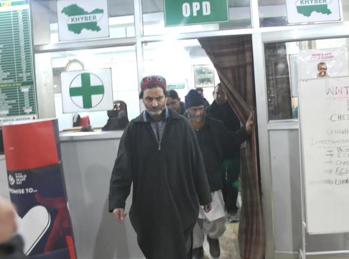 Yasin Malik taken to hospital for medical checkups