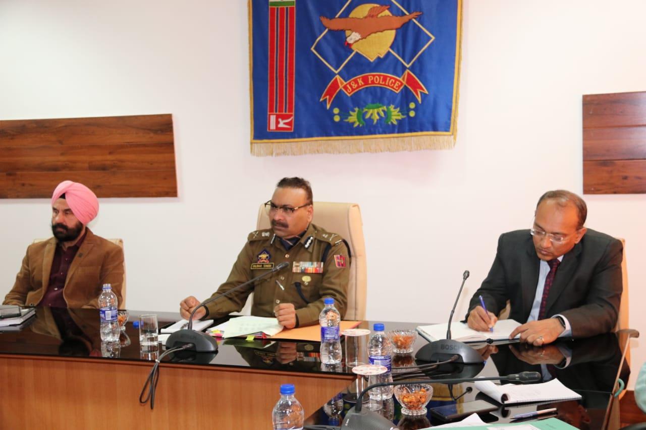 DGP convenes meeting, reviews functioning of Police Hospital Jammu