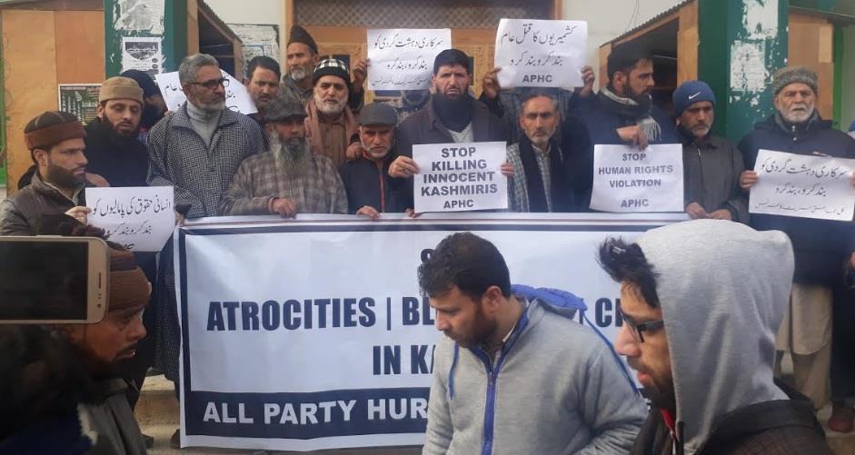 Hurriyat (G) holds protests, says ‘Kashmir turned into a killing field’