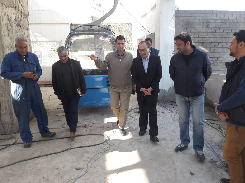 Secretary Tourism reviews progress on Jammu Ropeway Project