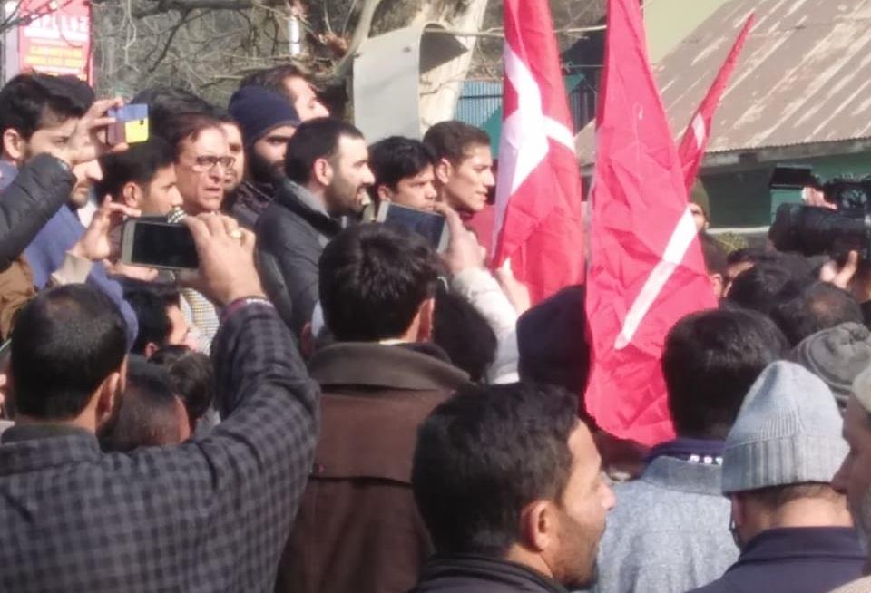 NC protests against civilian killings outside DC office Kupwara