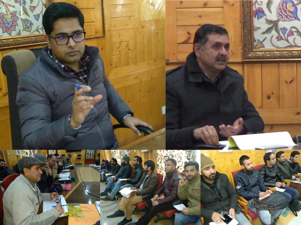 DDC Shopian reviews implementation of MGNREGA