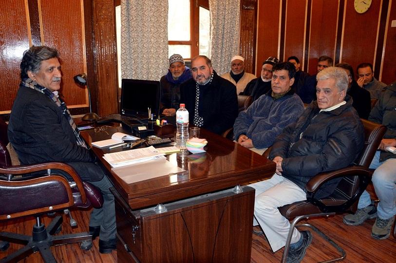 Advisor Ganai meets delegations of Travel, Hospitality sector