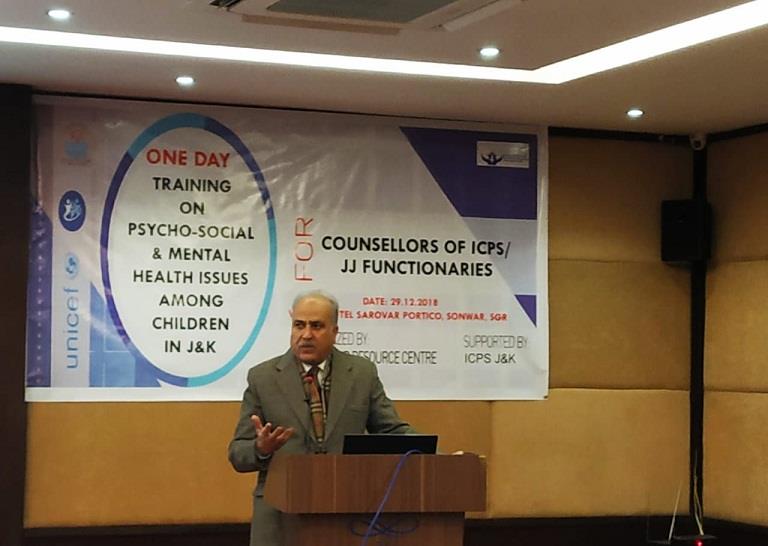 J&K State Child Resource Centre organizes two Workshops on Child Protection