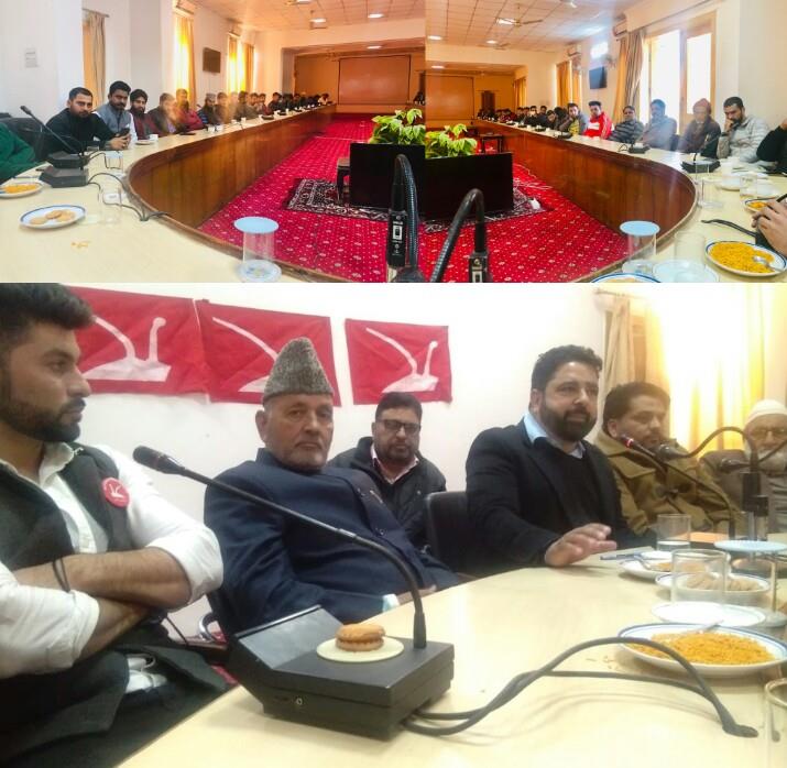 NC holds workers meet at Rajouri