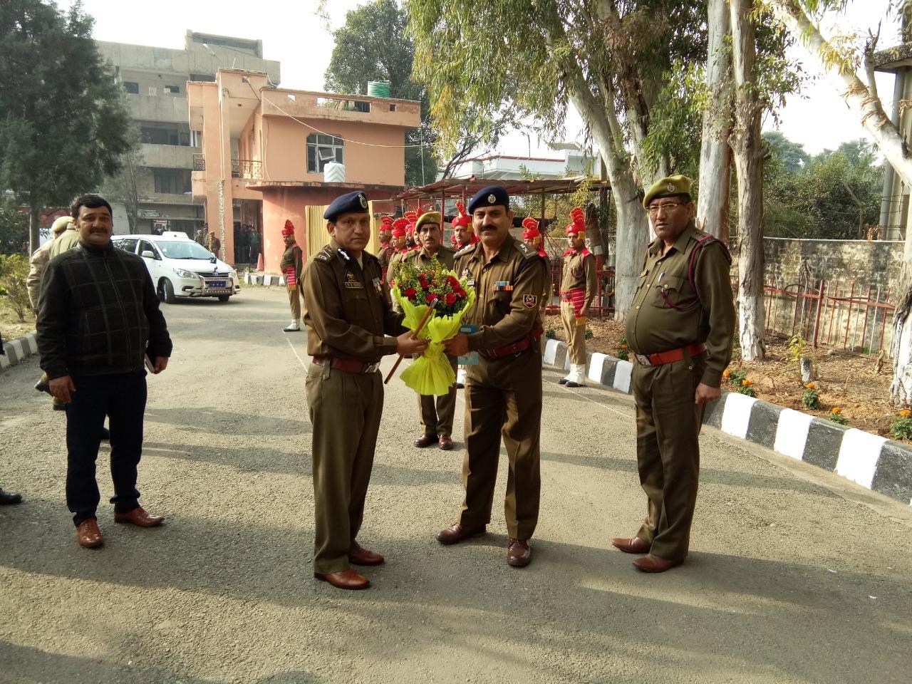 V K Singh assumes charge of Director Fire & Emergency Services J&K