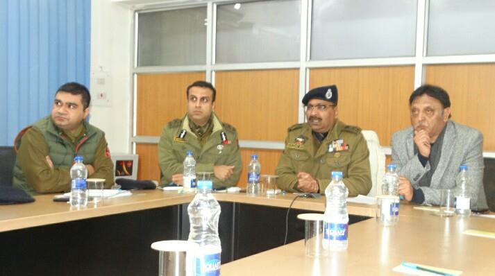 DGP chairs security review meeting at PCR Kashmir