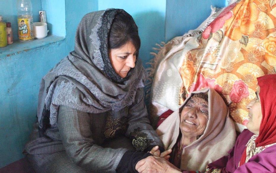 Mehbooba asks Guv to direct police, paramilitaries not to harass families of militants