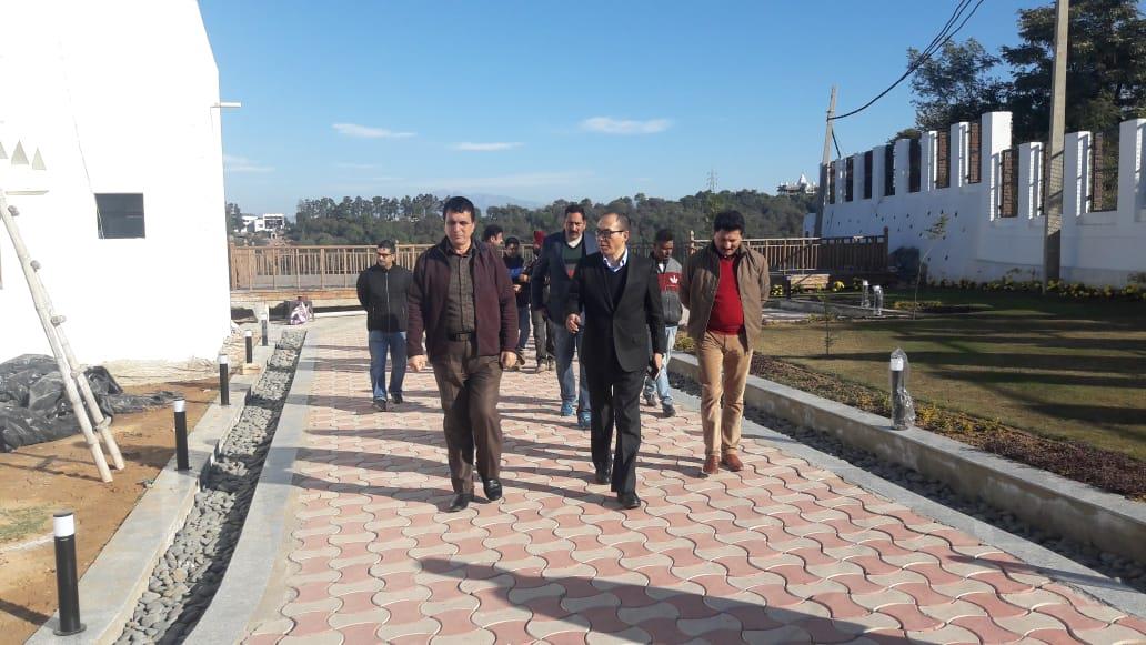 Secretary Tourism reviews progress on Jammu ropeway project