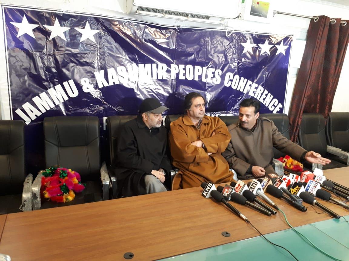 Former PDP MLA Abbas Wani joins Peoples Conference