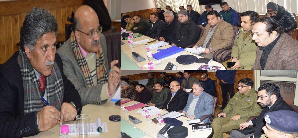 Advisor Ganai, Chief Secretary review winter preparedness in Kashmir