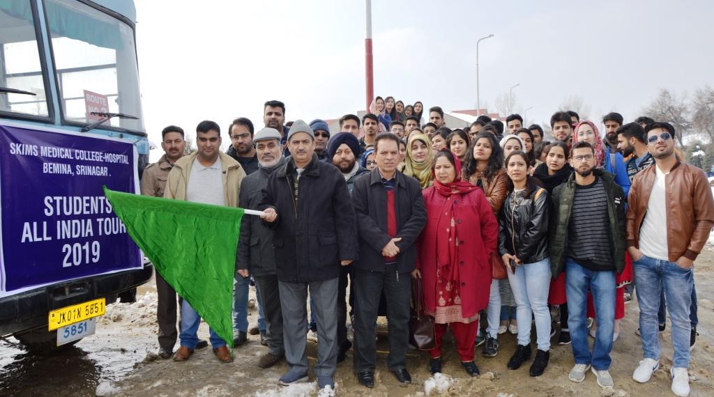 SKIMS students leave for exposure tour