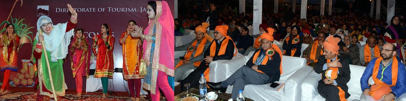 Advisor Ganai inaugurates Lohri Festival, greets people