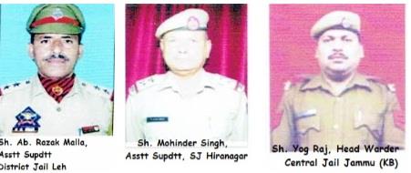 3 Prison Personnel conferred President’s Medal for Meritorious Service