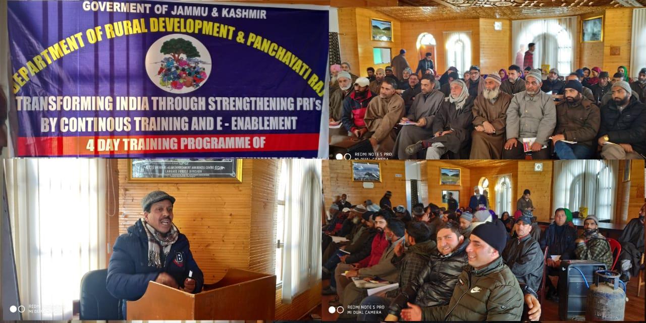 RDD holds training camp in Kupwara villages