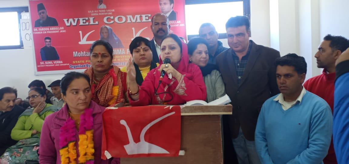 Women participation in decision making imperative for harmonious growth of society: Shamima Firdous