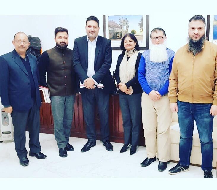 Sheikh Ashiq led KCCI delegation meets Air India GM north India