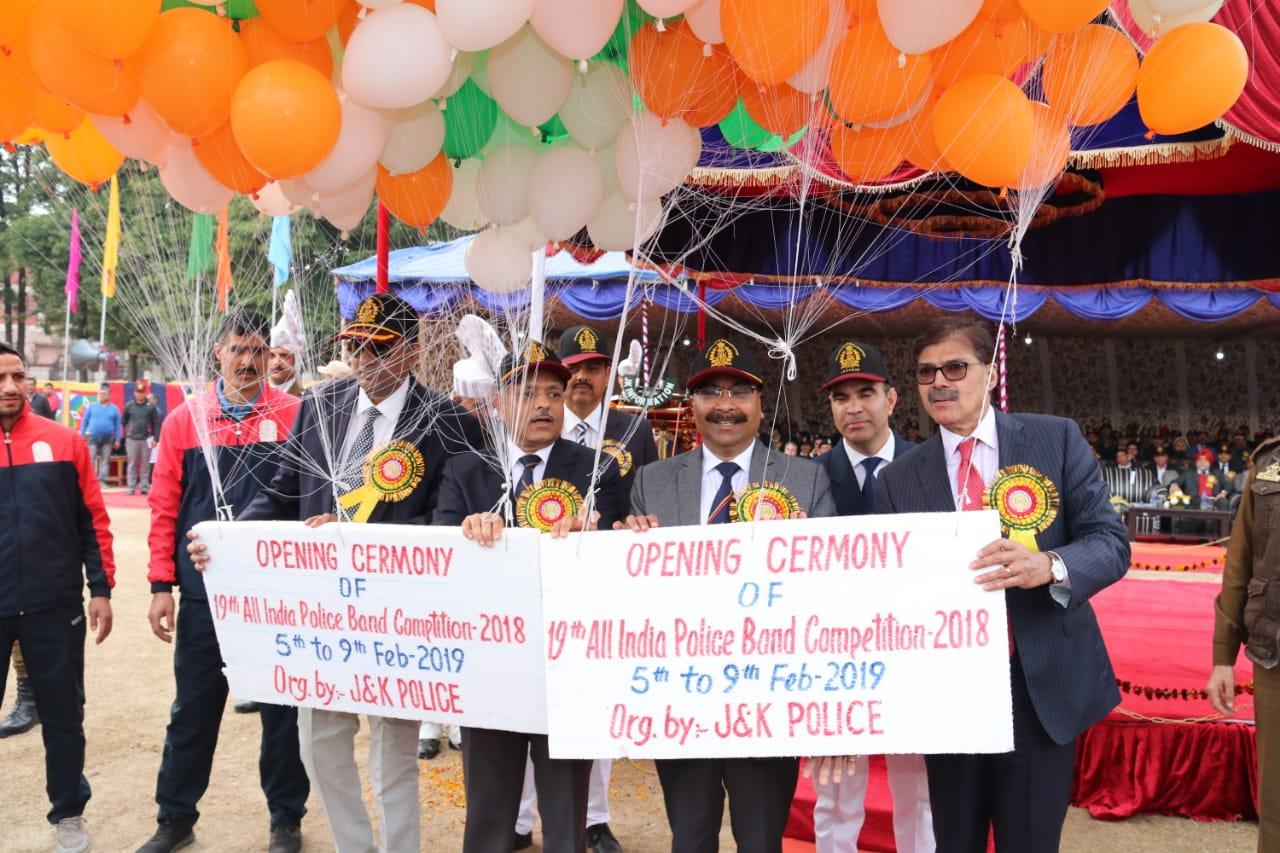 Advisor Kumar declares 19th All India Police Band Competition open