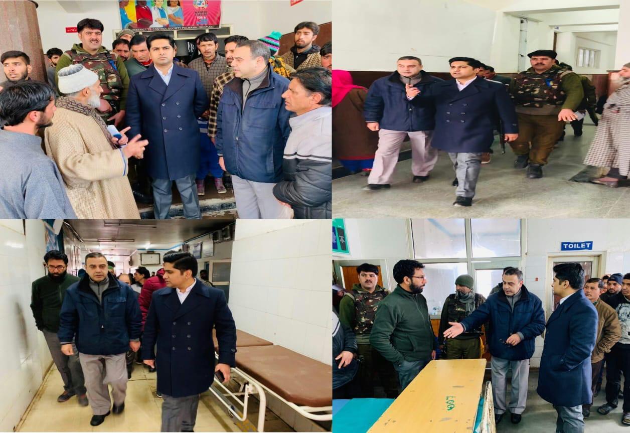 DC Shopian visits DH, orders strict action against 11 absentee doctors, 44- para medicos