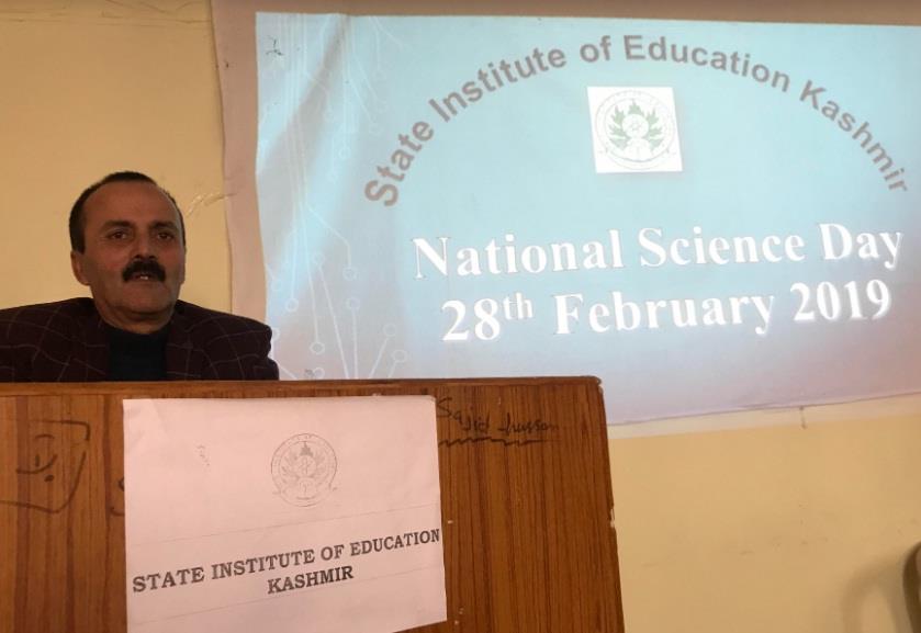 National Science Day 2019 Observed at SIE Kashmir
