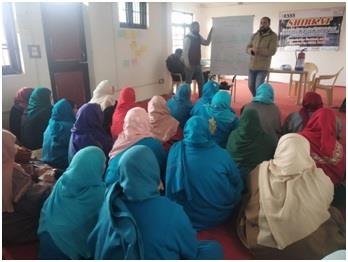 34-ASHA, Aganwadi workers from 16 villages of Awantipora, Kakapora block trained on First Aid