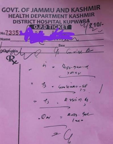 Unani Doc’s prescribe English medicine in SDH Kupwara