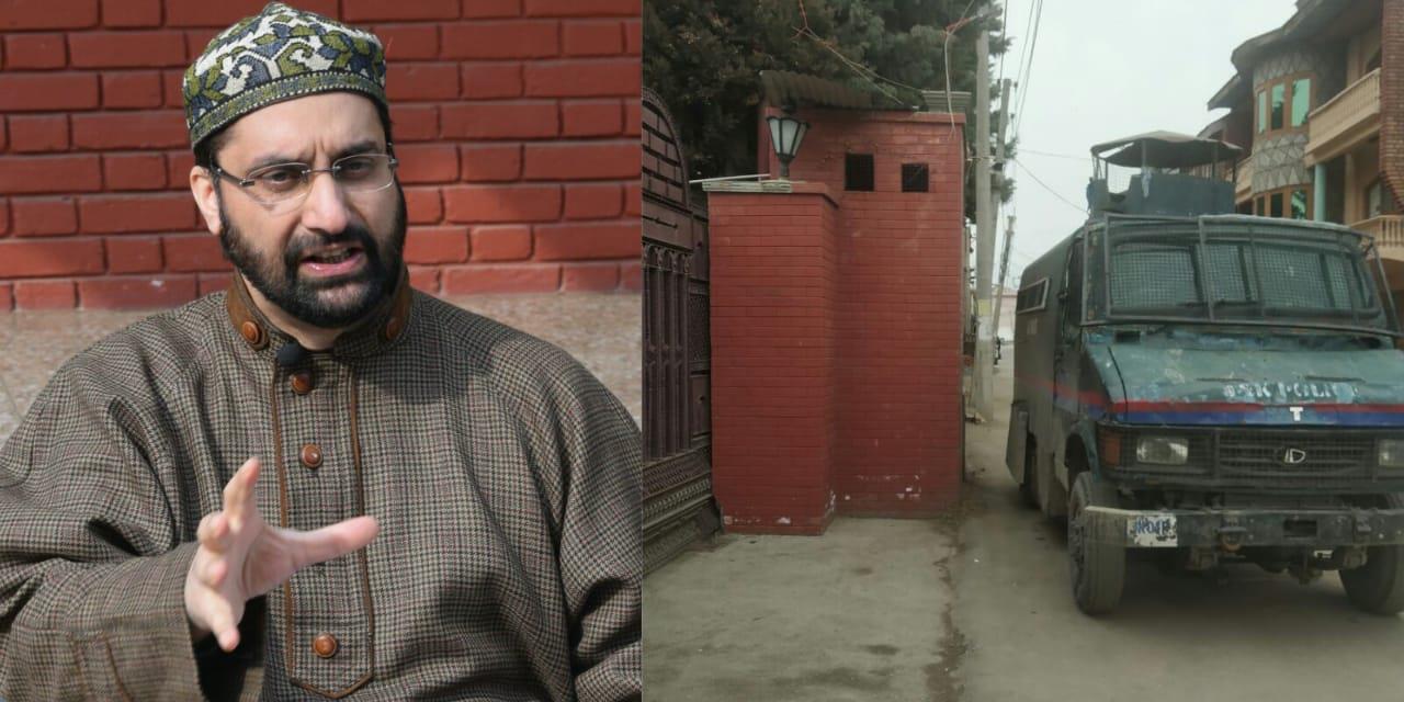 Ahead of JRL protest shutdown call, Mirwaiz placed under house arrest