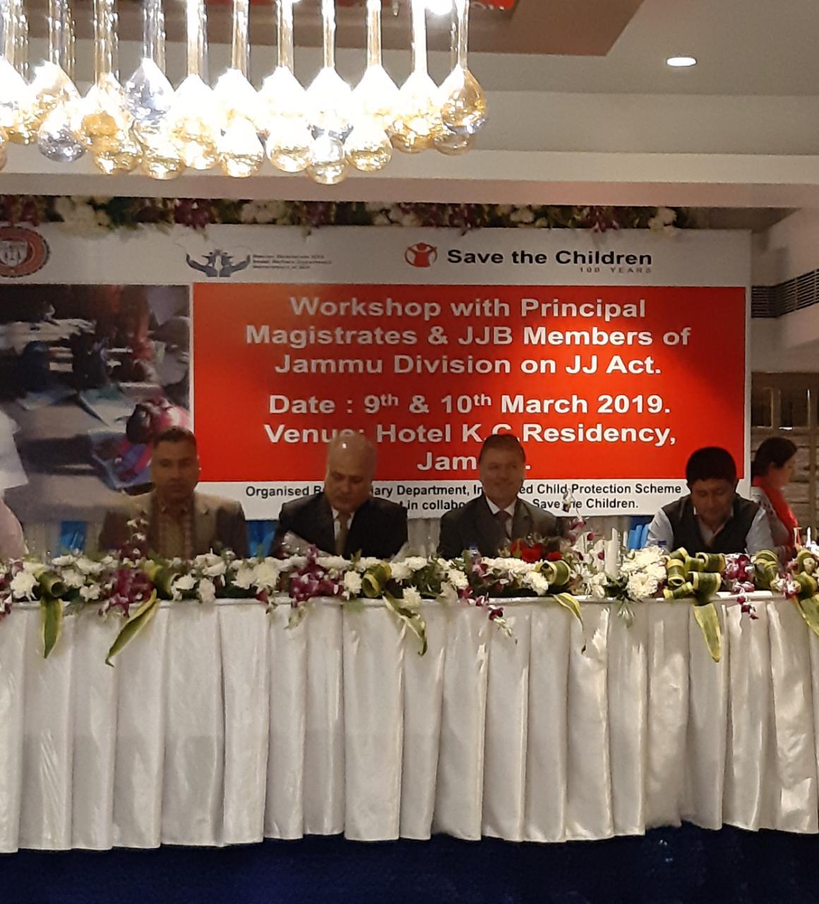 Justice Masoodi inaugurates two day workshop for juvenile justice boards of Jammu division