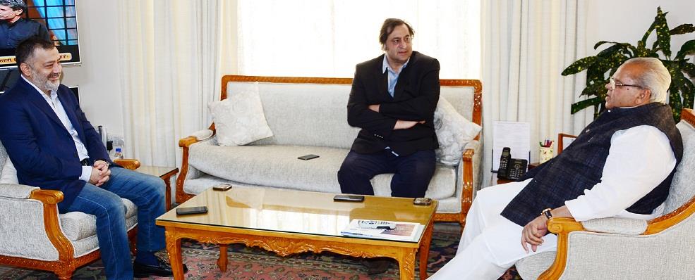 Sajjad Lone, Imran Ansari meet Governor